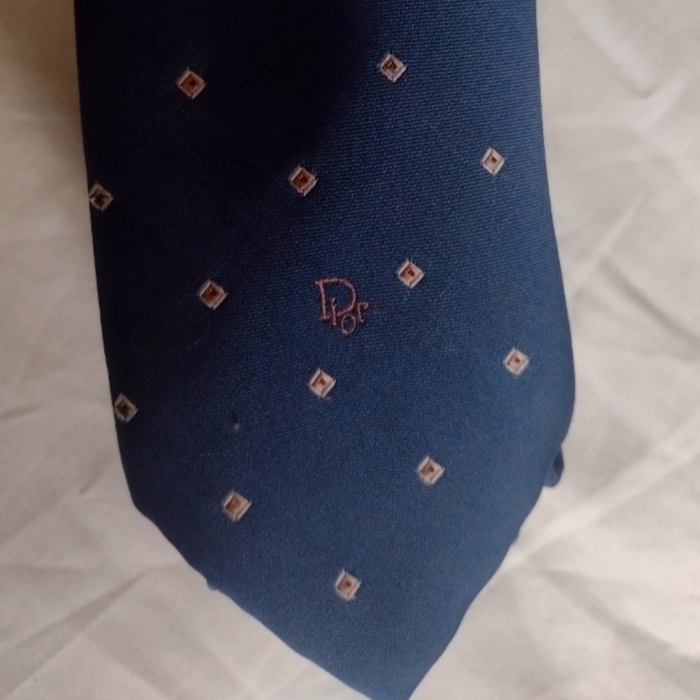 Christian Dior Tie Blue